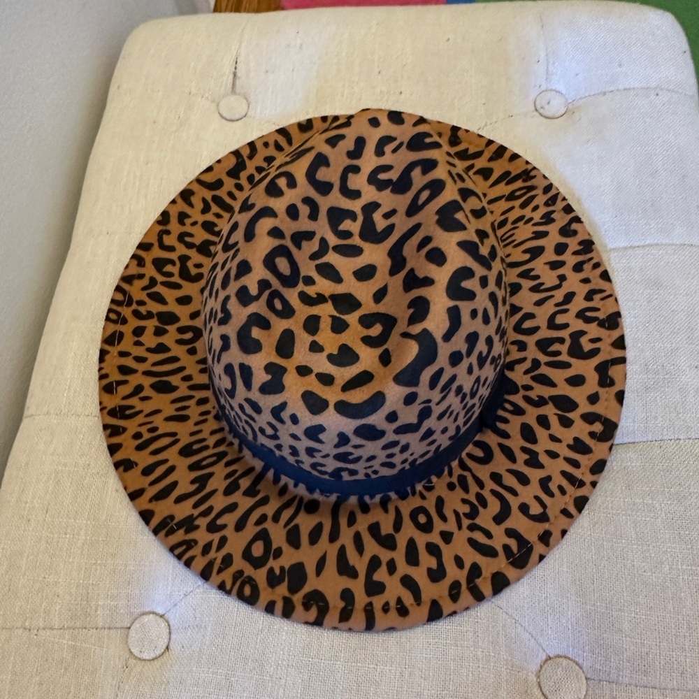 Panama Cheetah Print hat